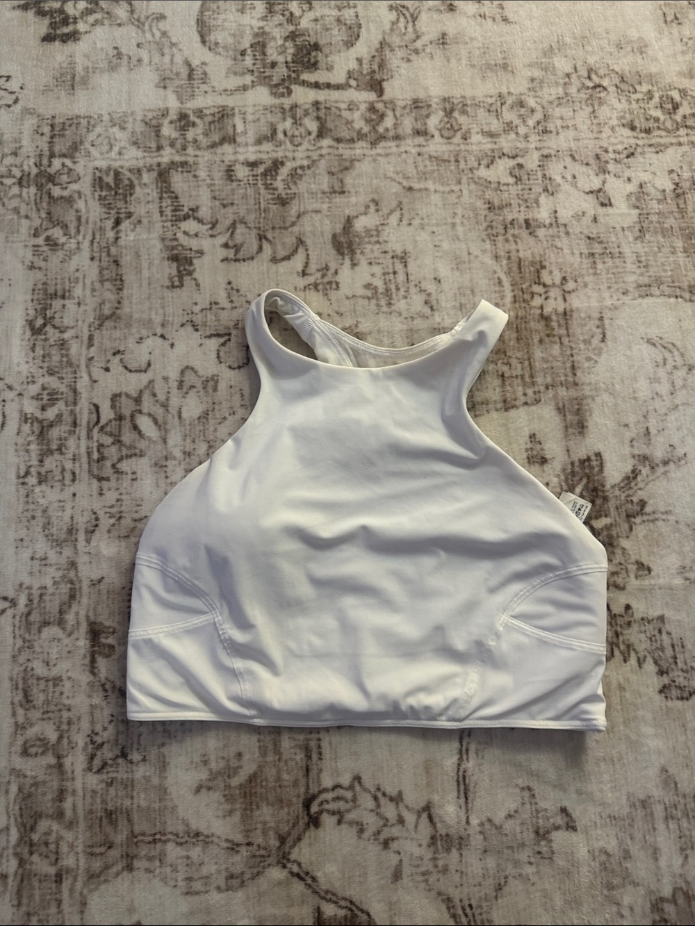 lululemon athletica White High-Neck Sport Bra